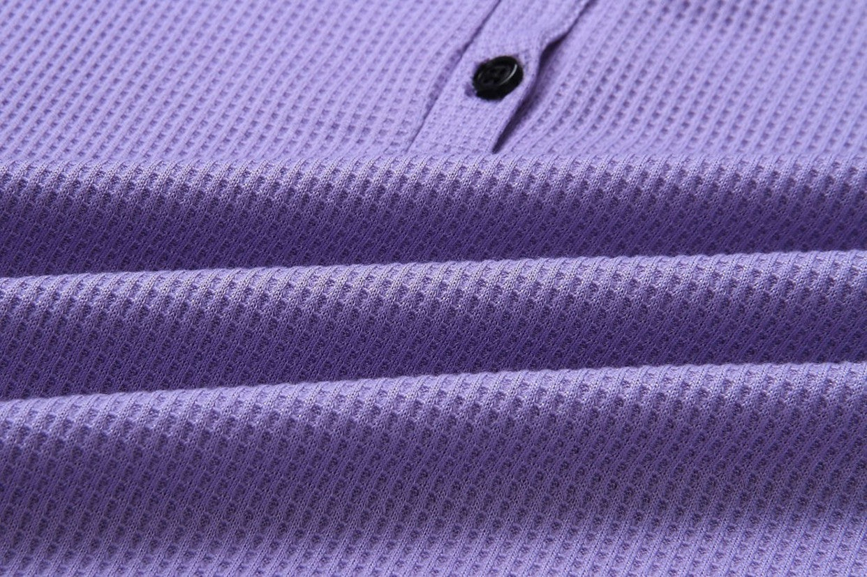 Top round neck long sleeve solid color T-shirt
