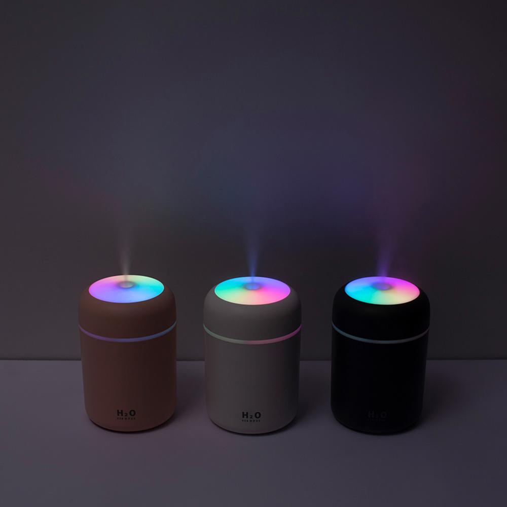 Portable USB Car Air Purifying Humidifier Colorful Cup Aroma Diffuser Cool Mist Maker Humidifier Purifier With Light For Car Home