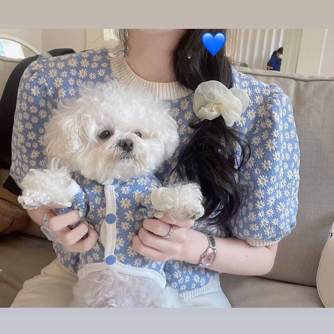 Fashion Cute And Simple Pet Dog Printing Clothes