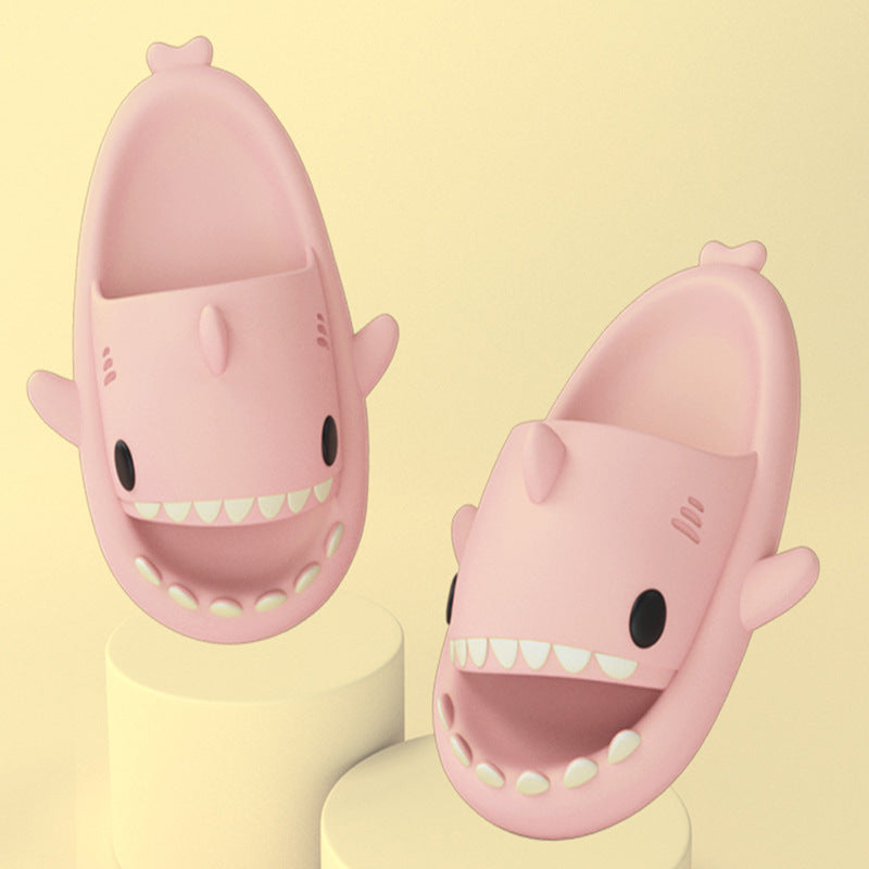 Adult's Slippers Tide Indoor And Outdoor Funny Shark Slippers