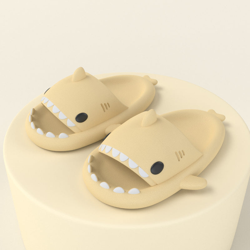 Adult's Slippers Tide Indoor And Outdoor Funny Shark Slippers