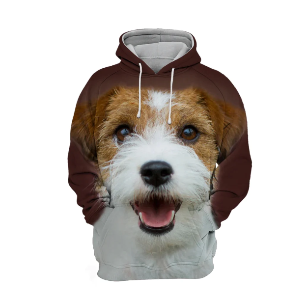 Cute Expression Printed Loose Couple Hooded Sweater